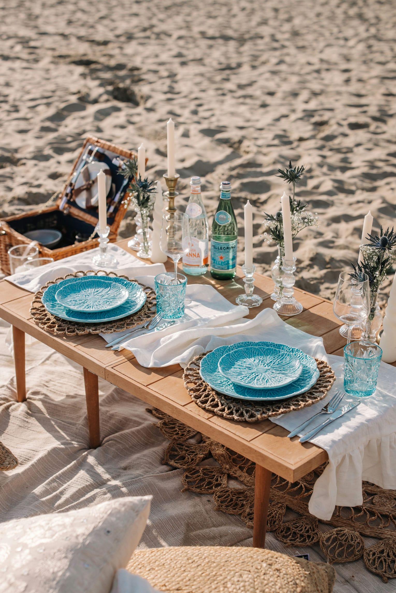 Blauw decoratie